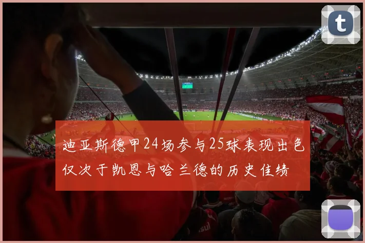 迪亚斯德甲24场参与25球表现出色仅次于凯恩与哈兰德的历史佳绩